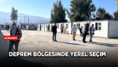 Deprem bölgesinde yerel seçim