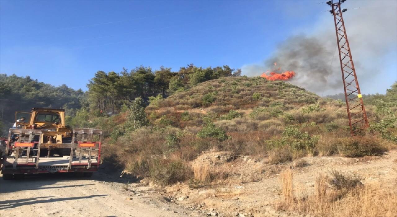 Amanos Dağları’nda orman yangını çıktı