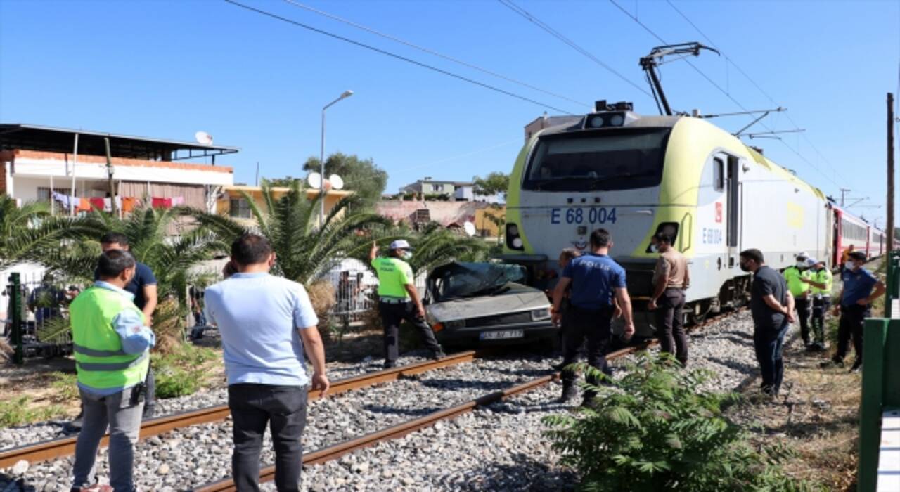 Manisa’da tren kazası