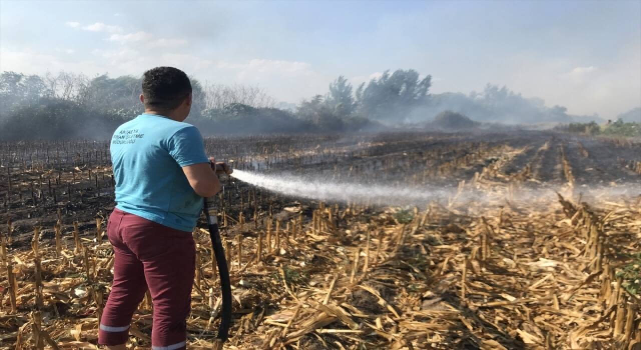 Antalya'da yangın paniği