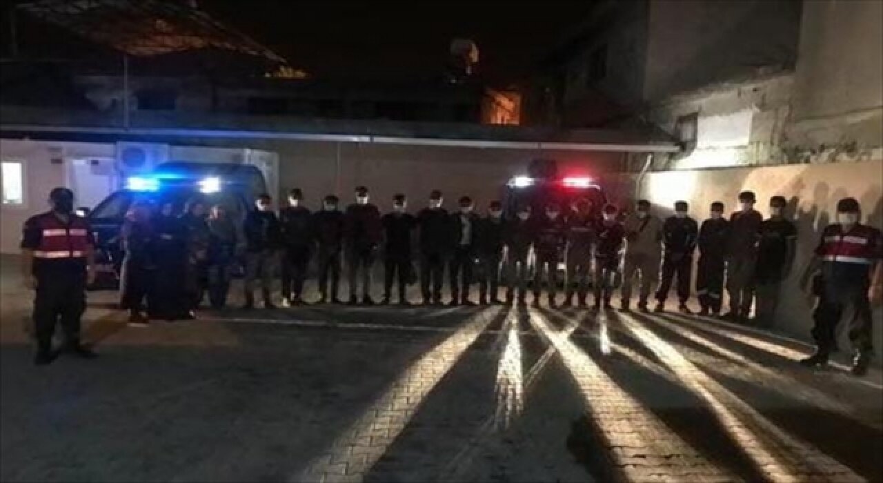 Hatay’da 187 düzensiz göçmen yakalandı