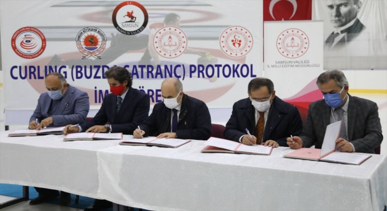 Samsun’da curling sporcuları yetiştirilmesi için protokol imzalandı