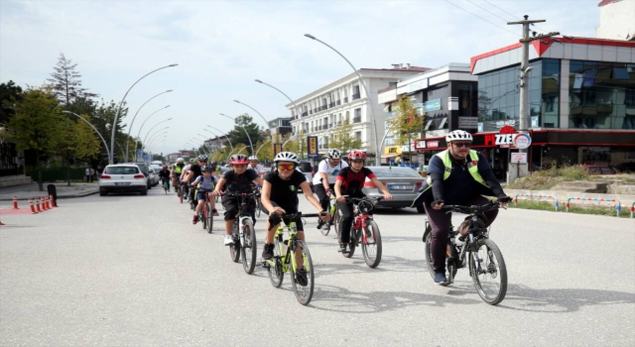 Düzce’de bisikletliler hareketli yaşam için pedal çevirecek