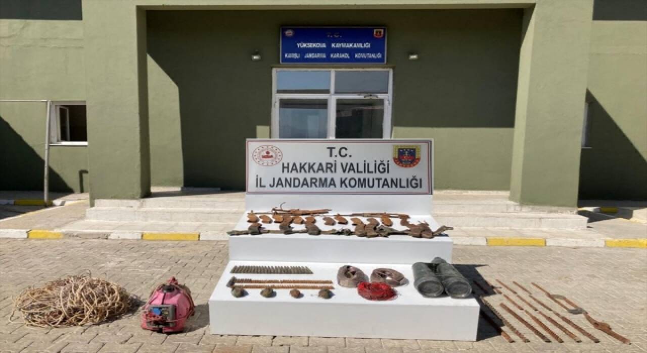 Hakkari’de operasyonunda mühimmat ele geçirildi