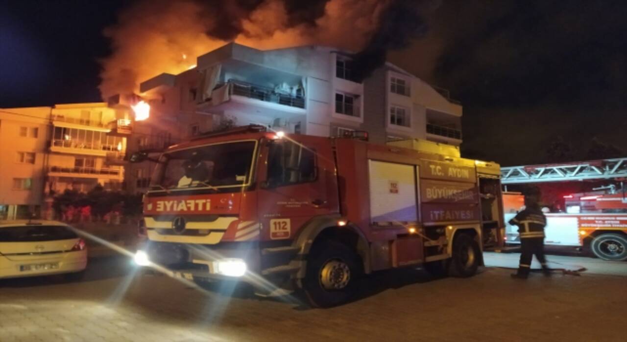 Aydın’da evini yaktığı iddia edilen kişi gözaltına alındı