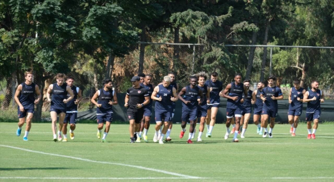 Hatayspor maç hazırlığında