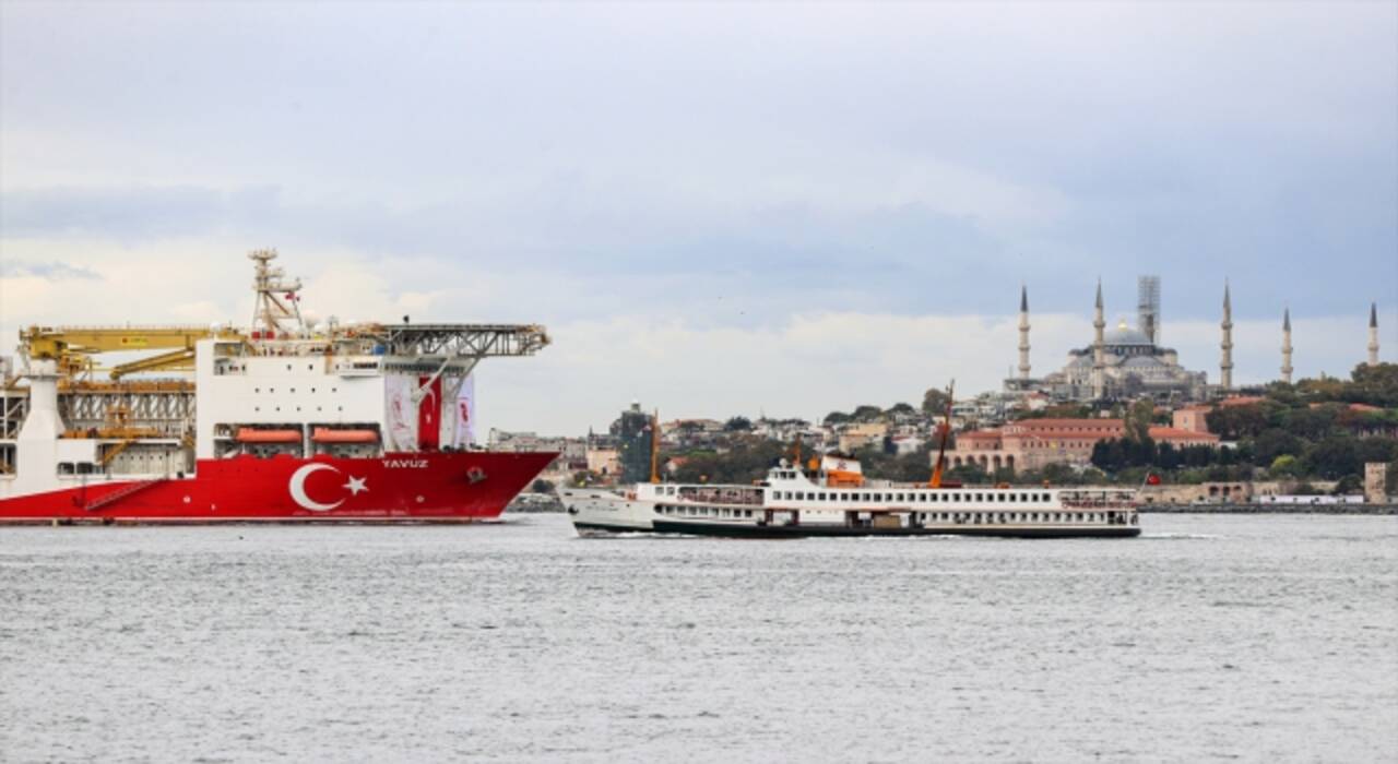 Yavuz sondaj gemisi Karadeniz’de ilk görevinde