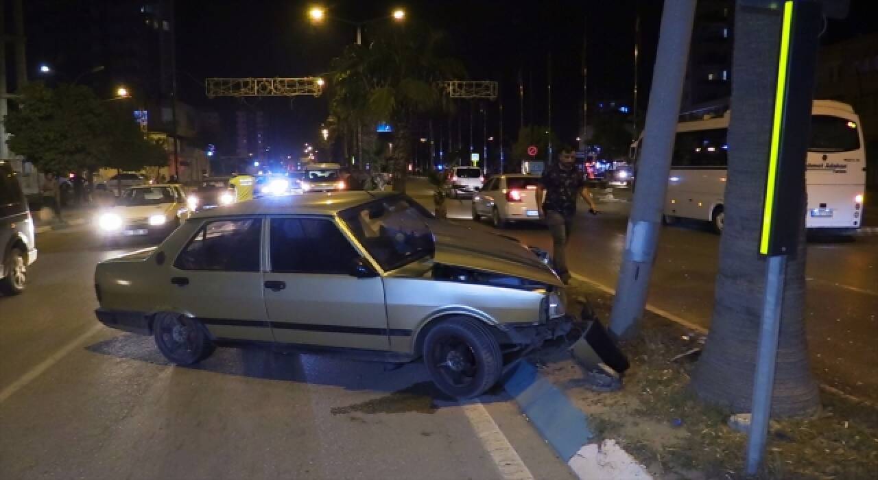 Hem dur ihtarına uymadı hem de kaçarken kaza yaptı