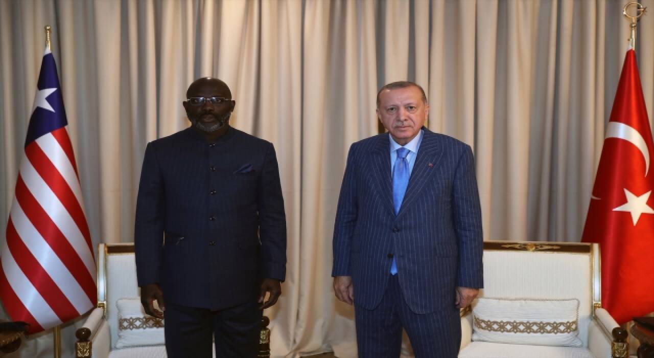 Cumhurbaşkanı Erdoğan, Liberya Devlet Başkanı Weah ile görüştü