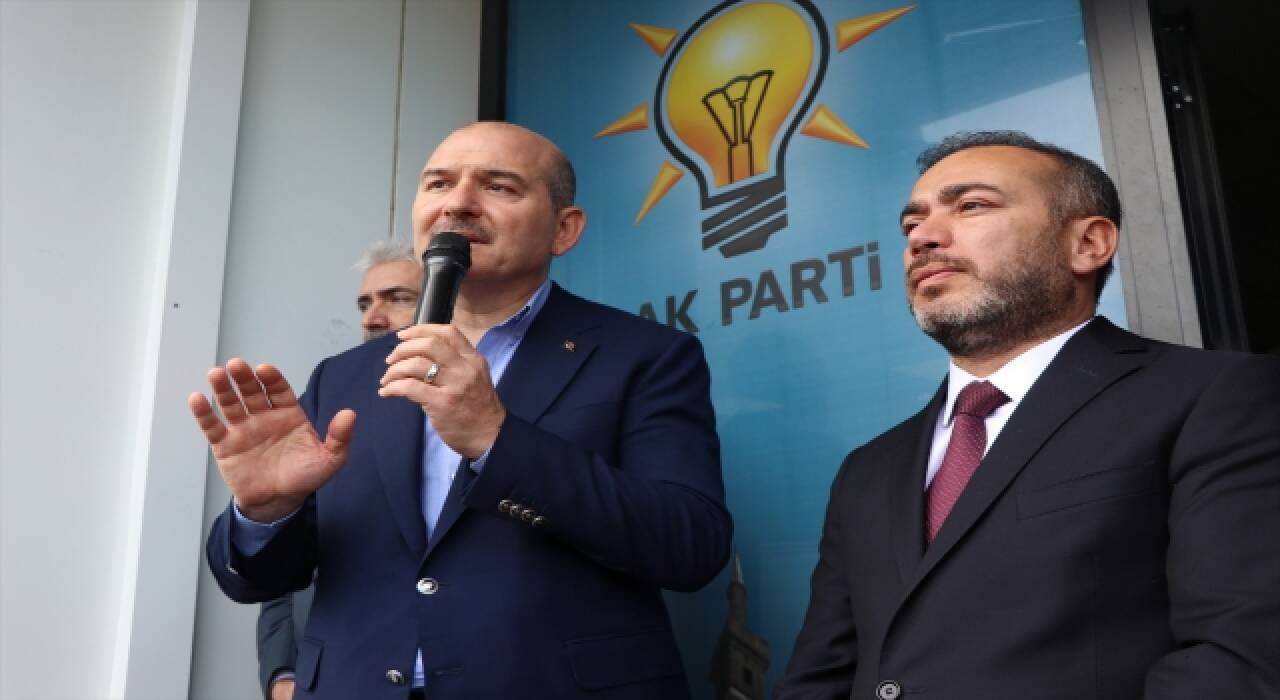 İçişleri Bakanı Süleyman Soylu, AK Parti Diyarbakır İl Başkanlığında konuştu