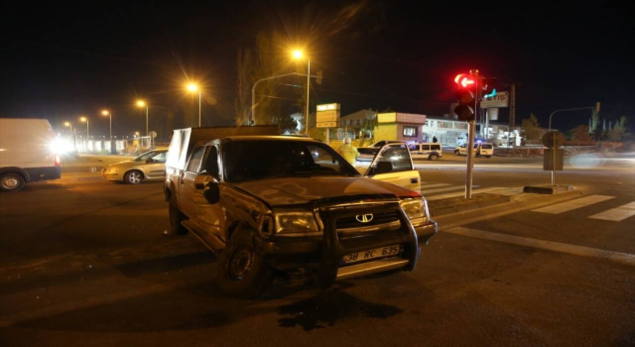 Kayseri’de korkutan trafik kazası