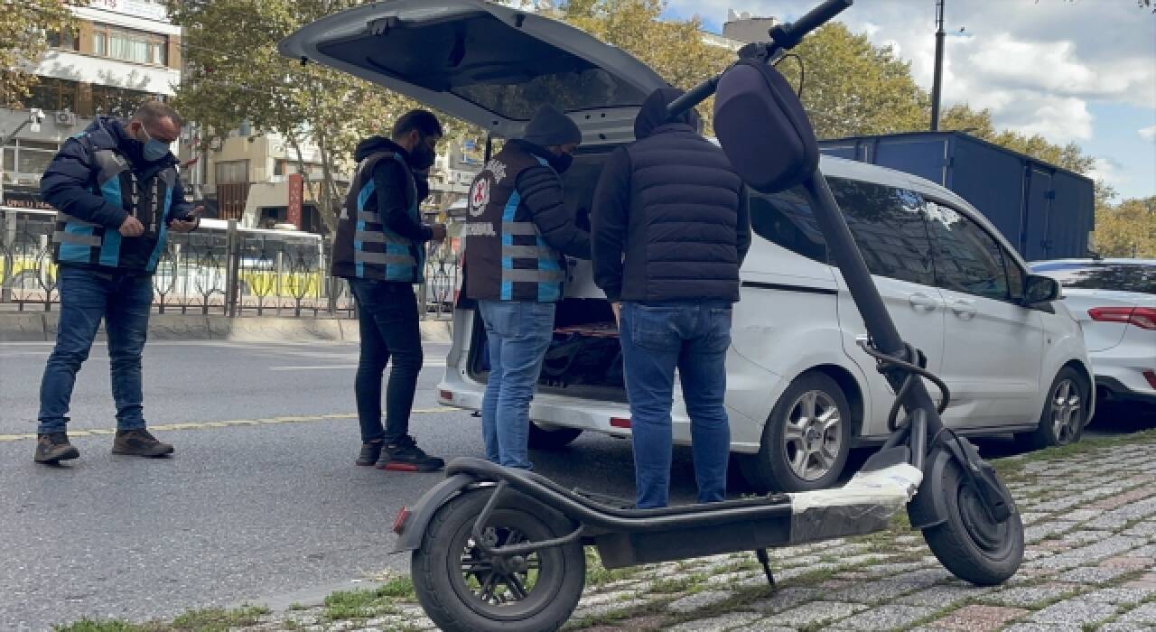 Fatih’te scooter sürücülerine yönelik uygulama