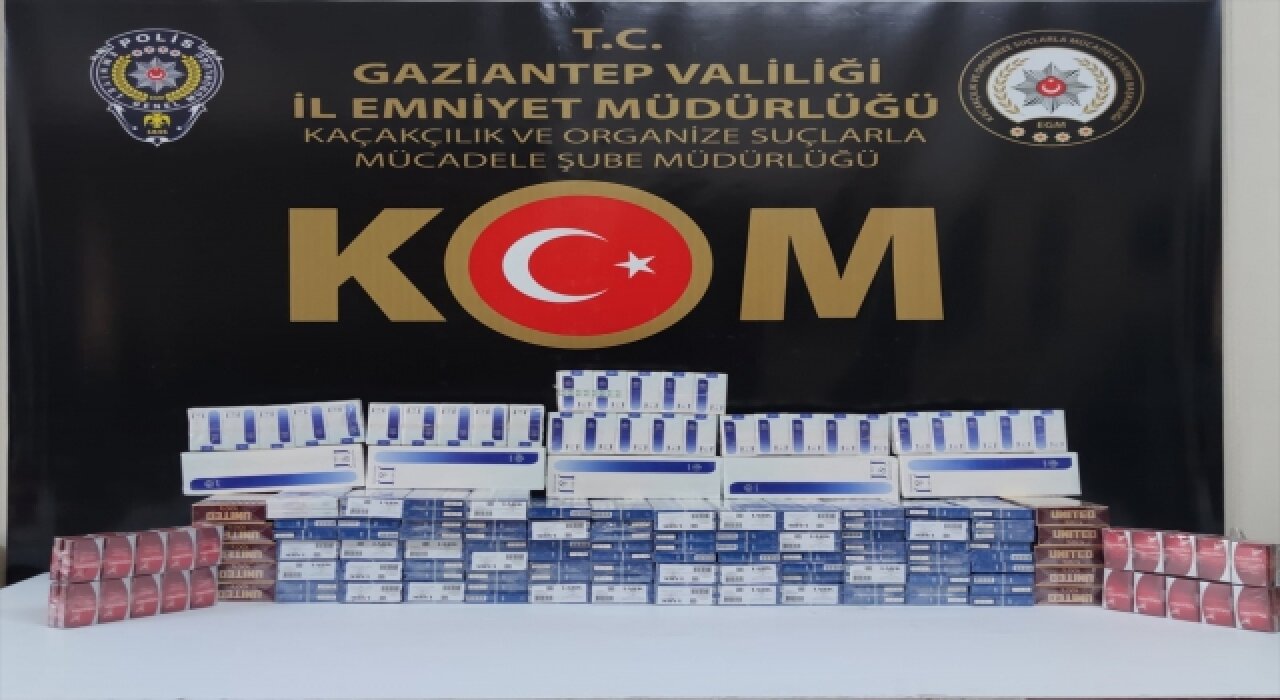 16 bin 850 paket kaçak sigara ele geçirildi