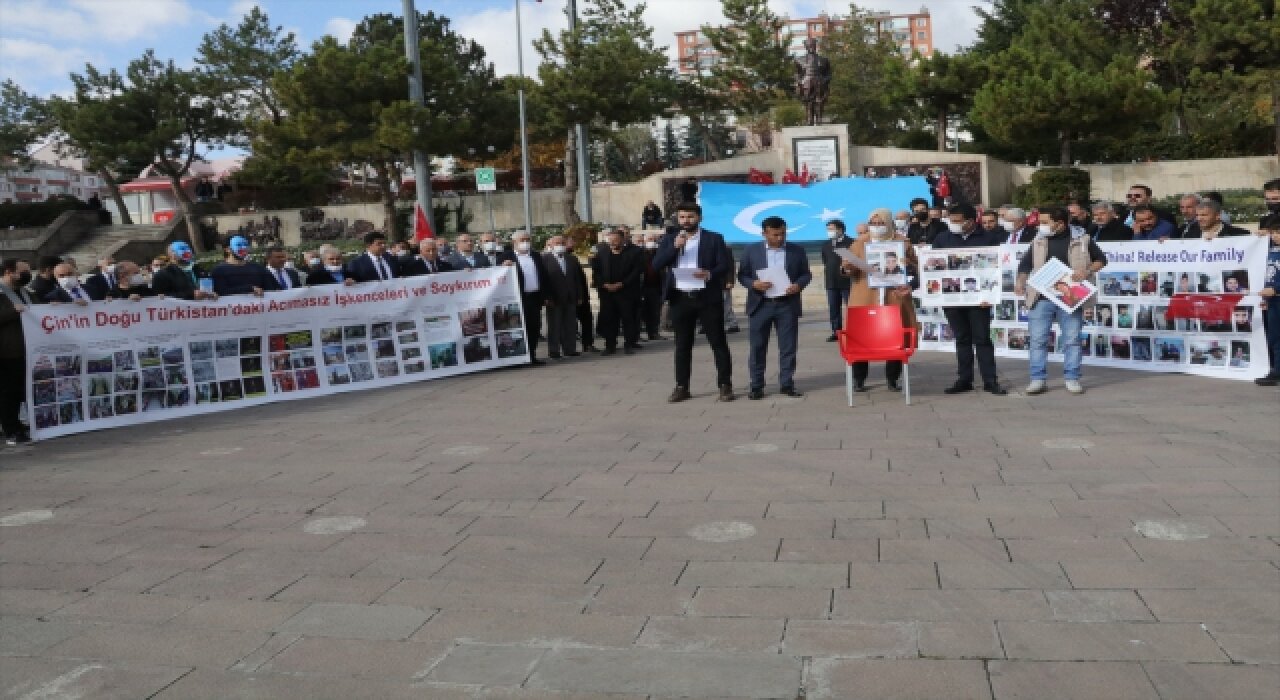 Yozgat’ta, Çin’ protesto edildi