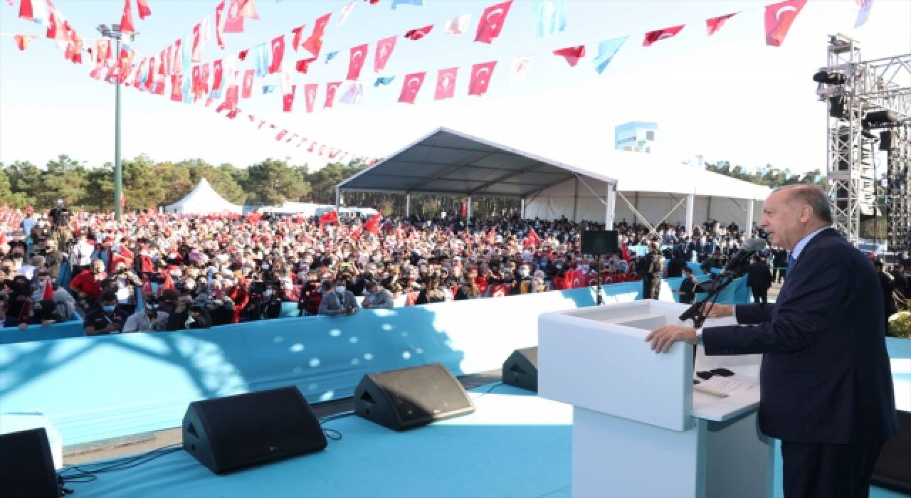 Cumhurbaşkanı Erdoğan, Ümraniye Millet Bahçesi Açılış Töreni’nde