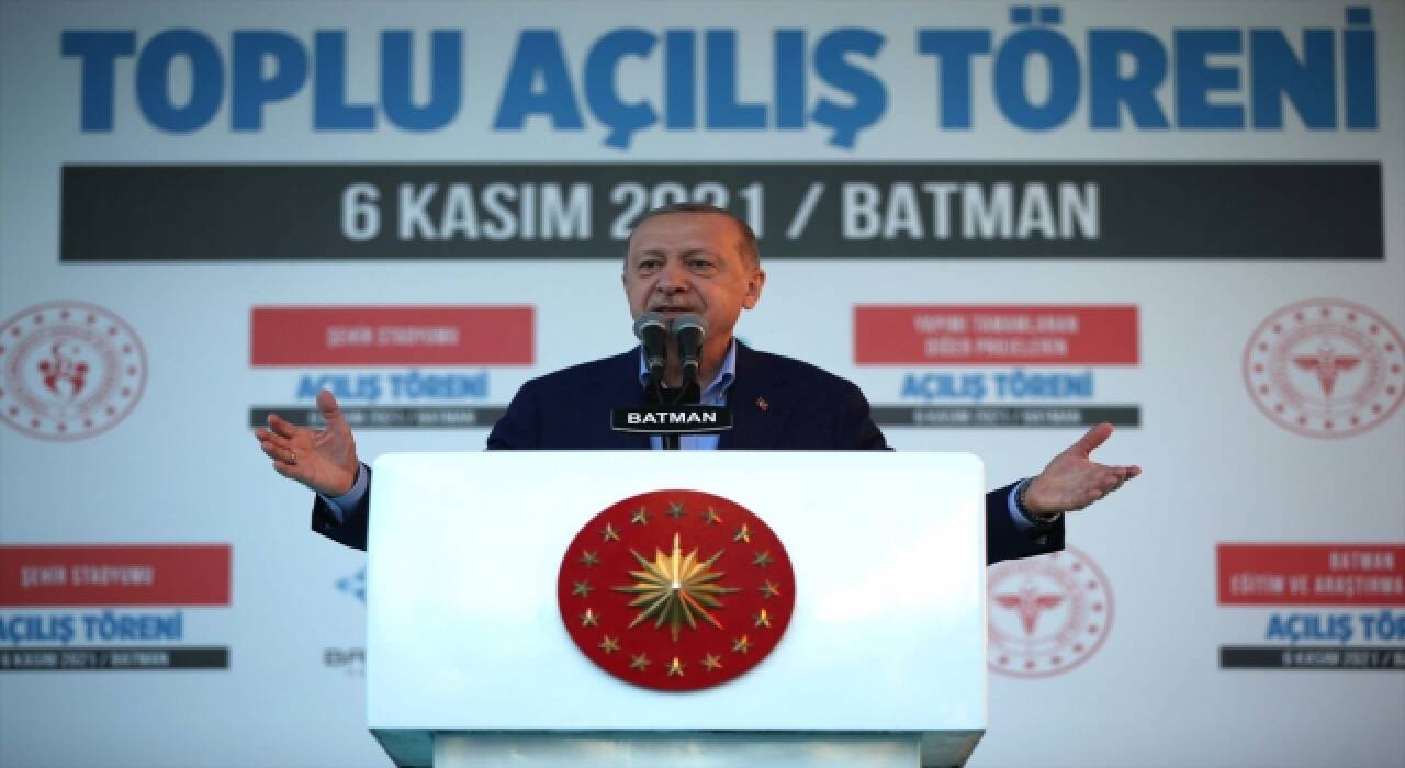 Cumhurbaşkanı Erdoğan, Batman’da toplu açılış töreninde konuştu: (3)