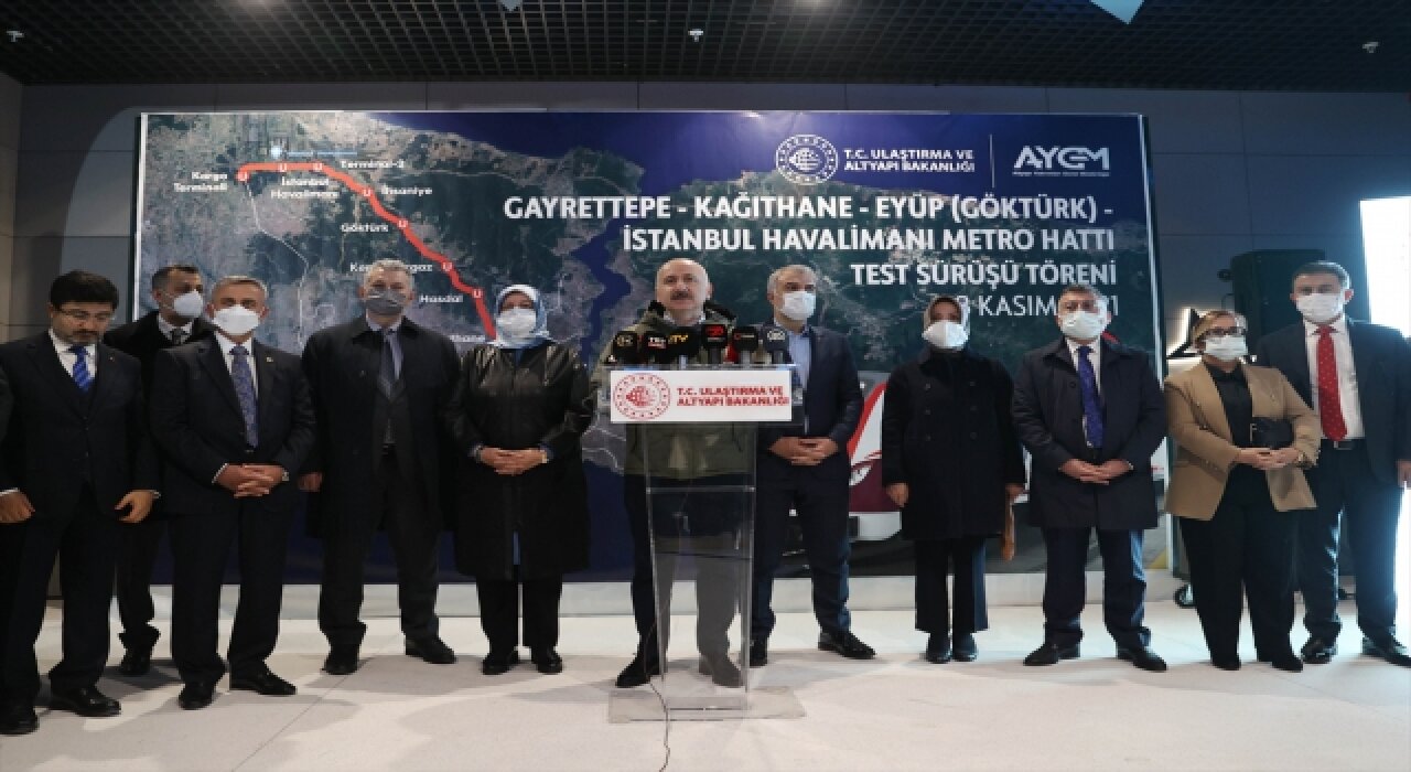 İstanbul HavalimanıGayrettepe Metro Hattı’nın ilk etabında test sürüşleri başladı