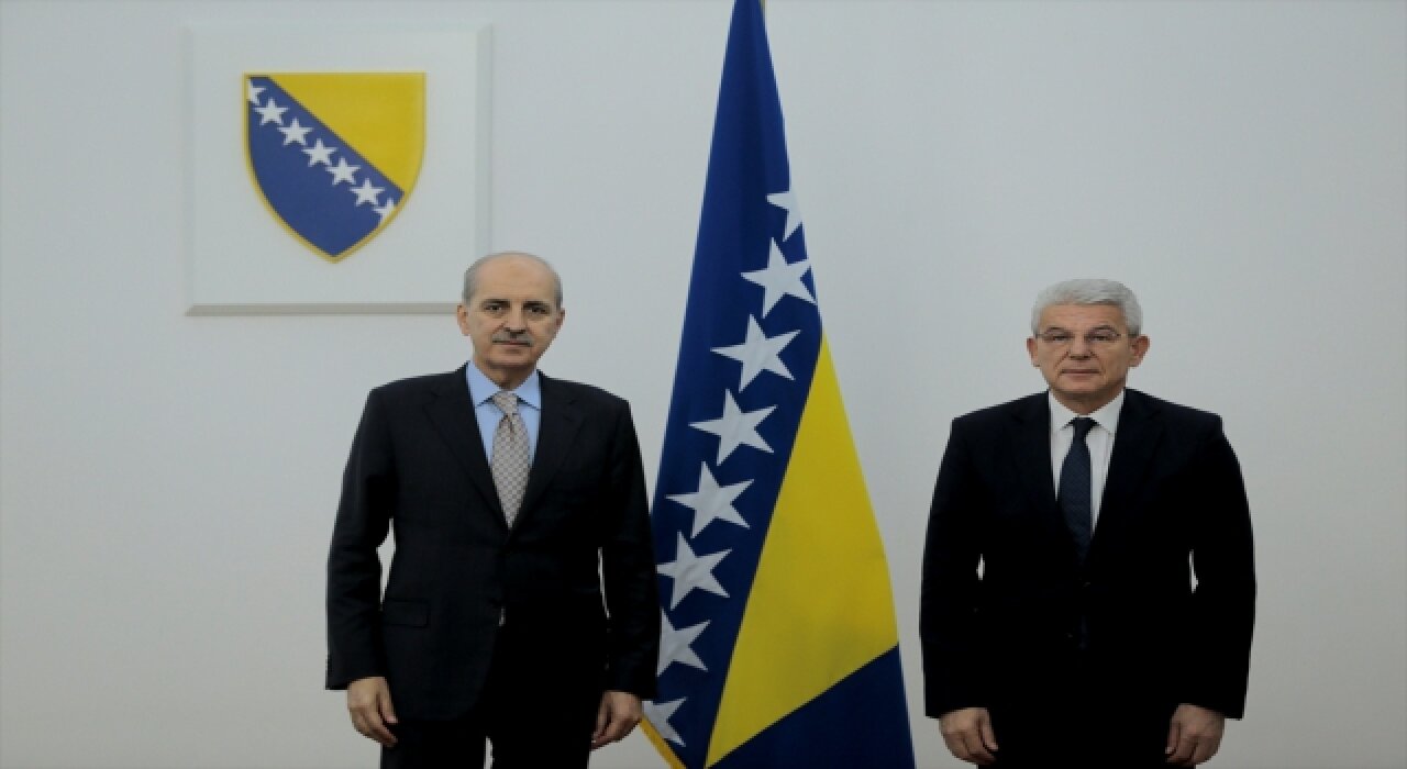 Kurtulmuş, Bosna Hersek Devlet Başkanlığı Boşnak üyesi Dzaferovic ile görüşme sağladı!