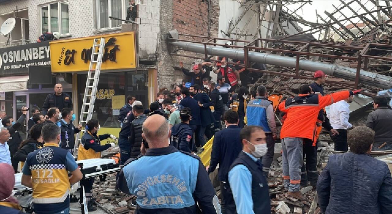 GÜNCELLEME 2  Malatya’da bir binada göçük meydana geldi