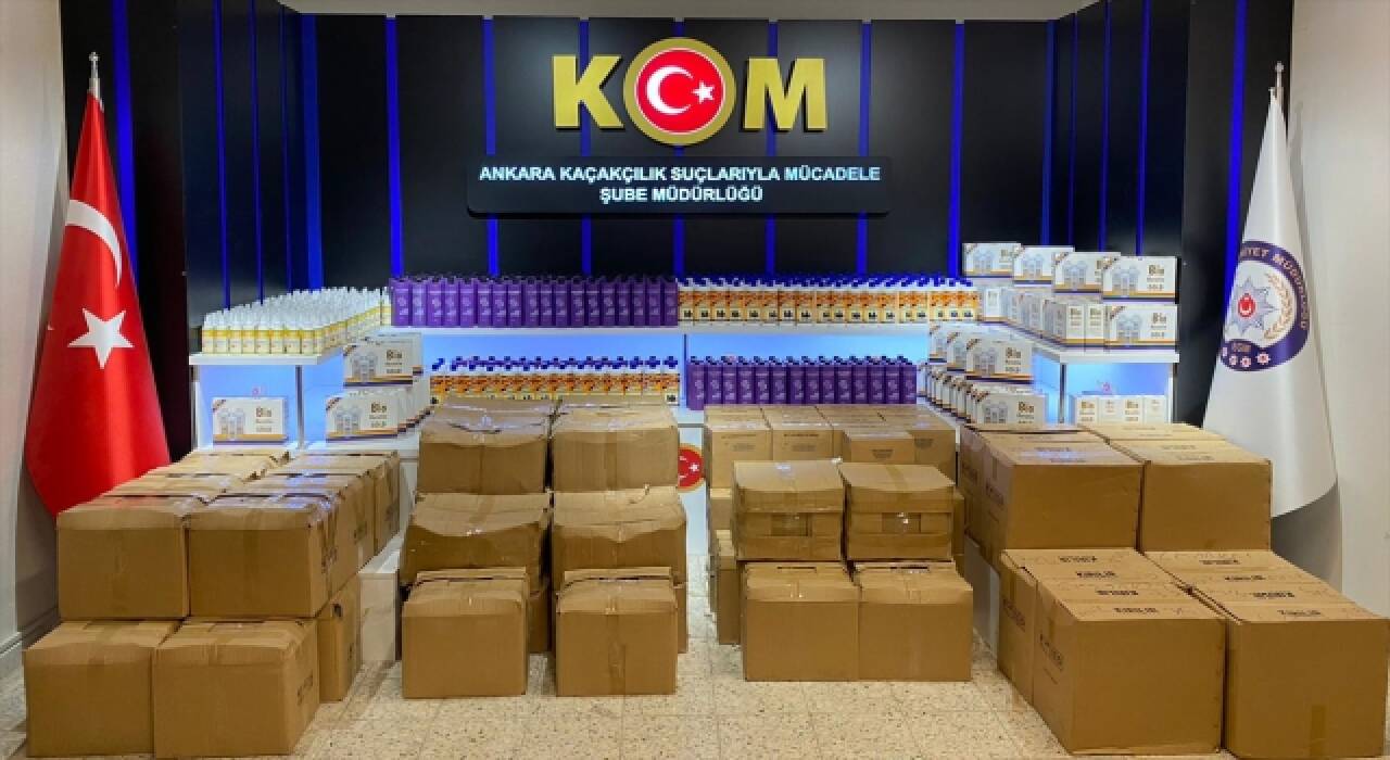 Ankara’da 15 bin 316 adet sahte kozmetik ürün!