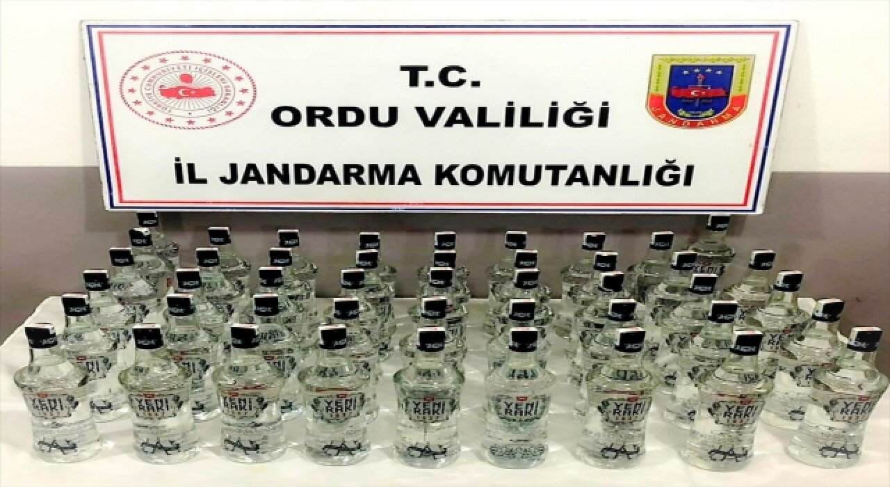 Ordu'da sahte içki operasyonu