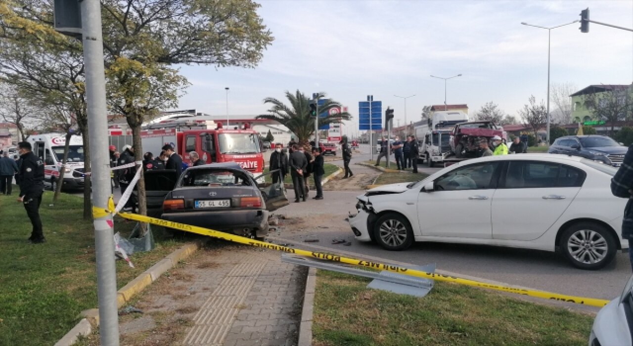 Samsun’da zincirleme trafik kazası:1 kişi öldü, 3 kişi yaralı