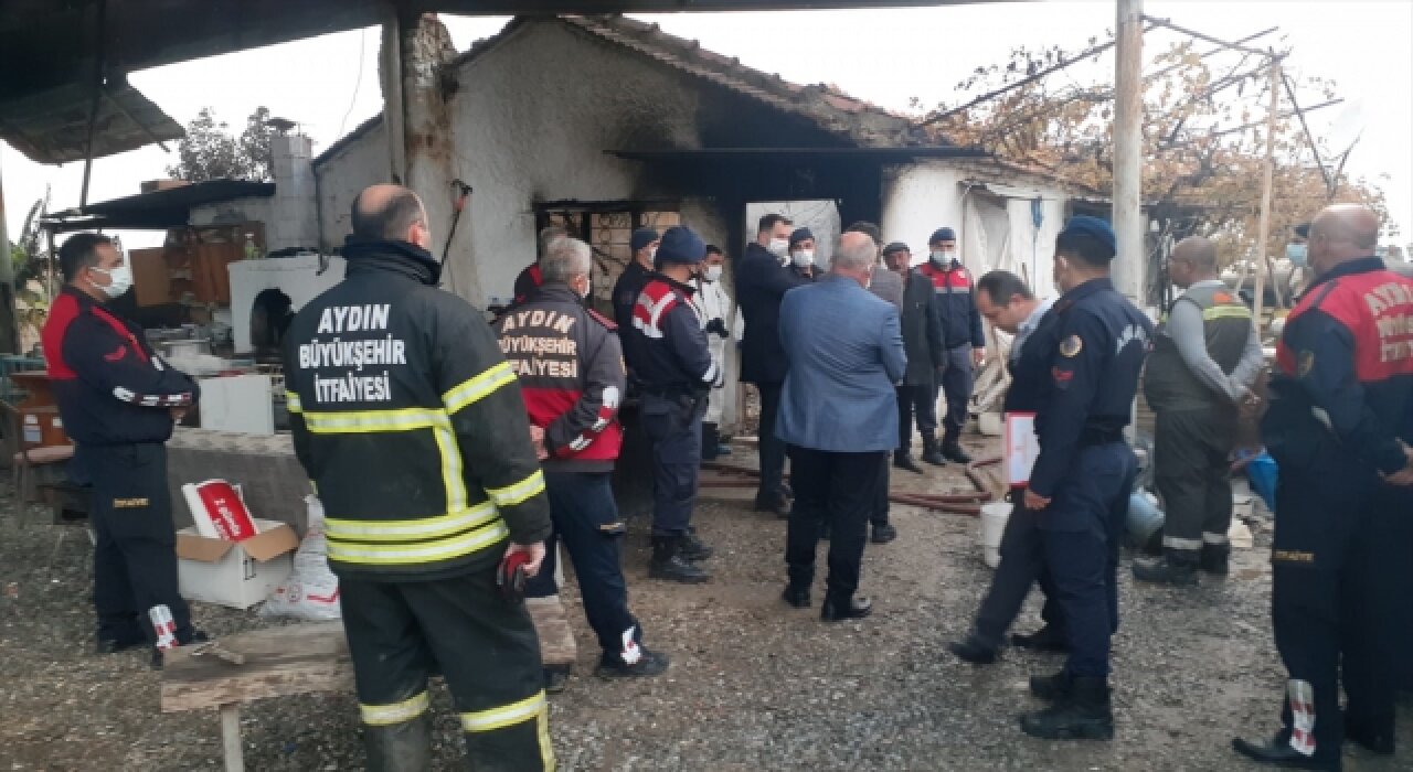 Oğlunu alevlerden kurtaran baba yangında hayatını kaybetti