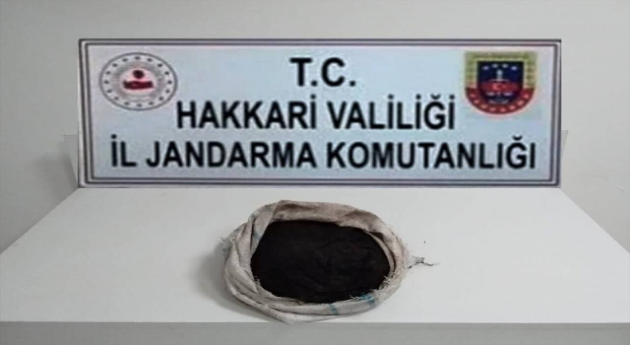 Hakkari’de 14 kilogram eroin ele geçirildi 