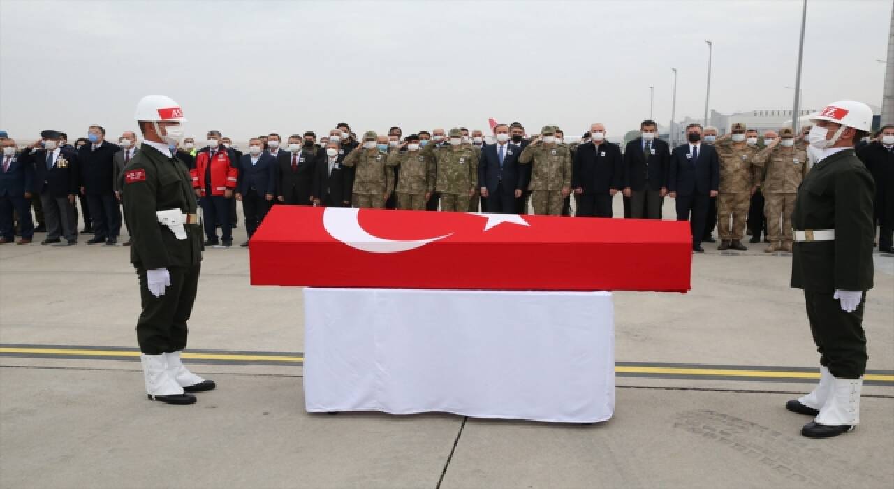 Şehit Binbaşı Mete Yıldırım naaşı, Ankara’ya uğurlandı