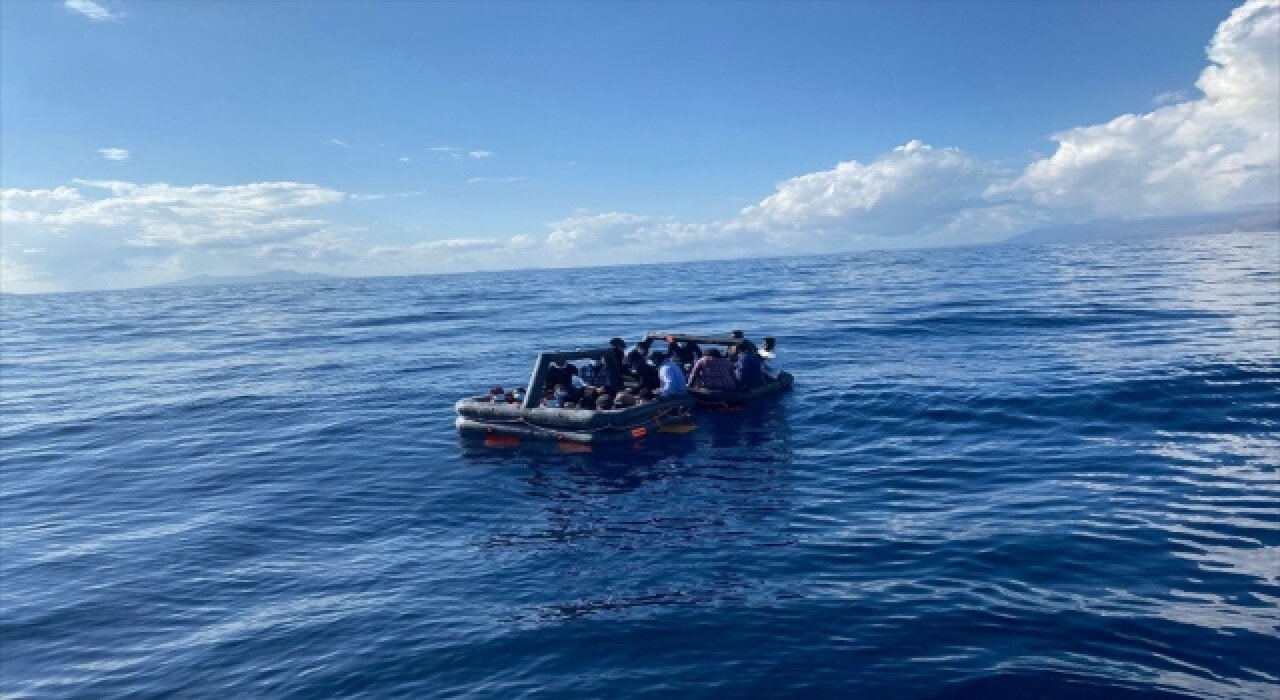 Bodrum'da 37 düzensiz göçmen