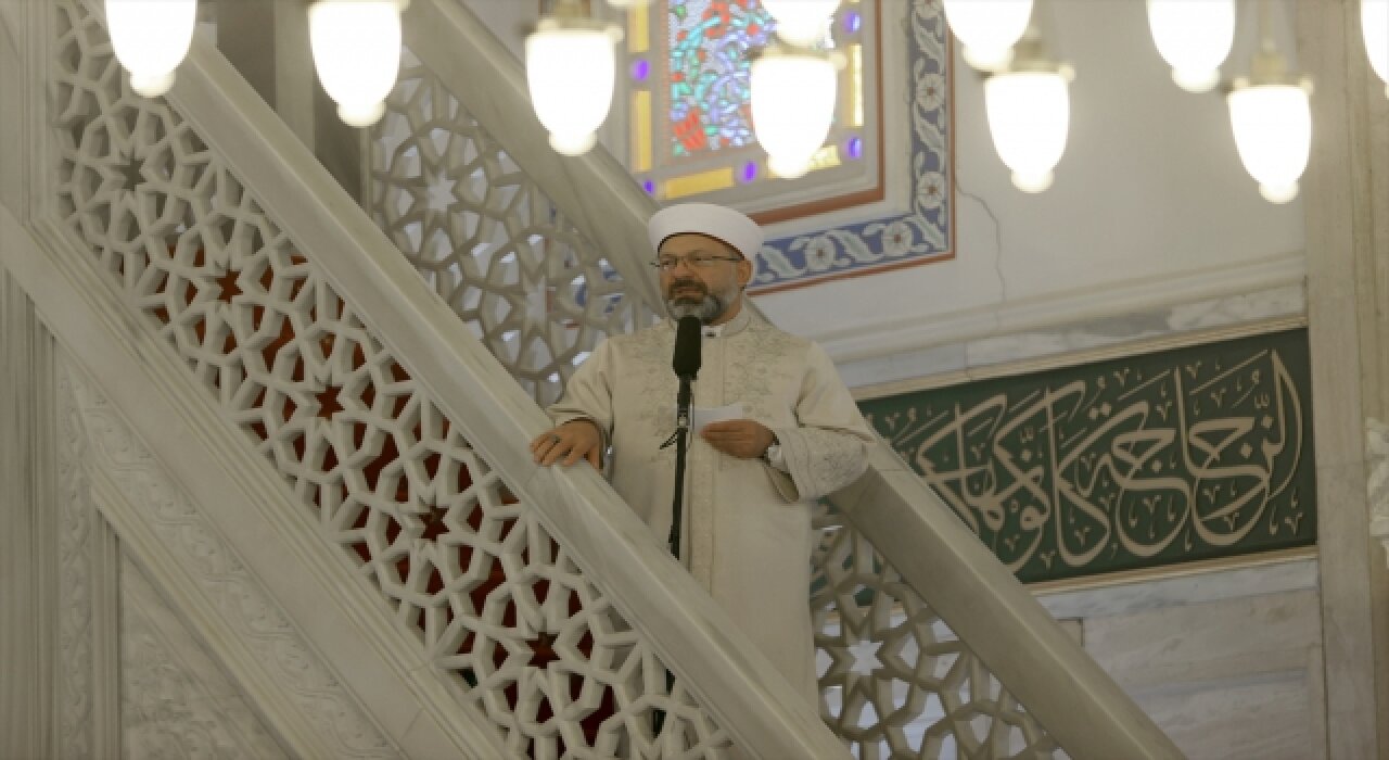 Diyanet İşleri Başkanı Erbaş, Konya’da hutbe irat etti: