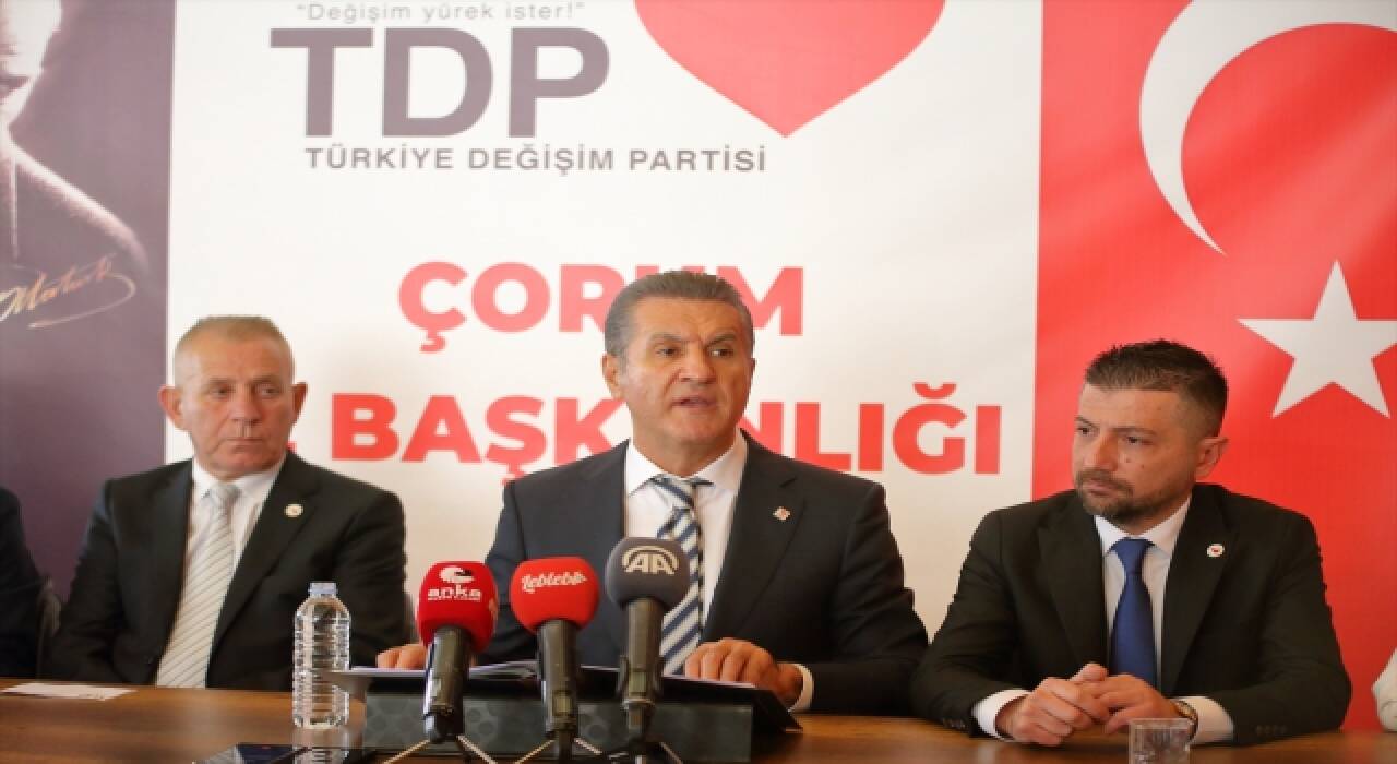 TDP Genel Başkanı Sarıgül, Çorum’da gündemi değerlendirdi