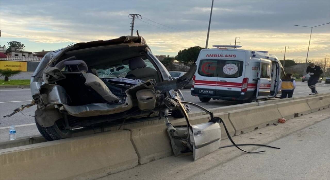 Samsun’da iki otomobilin çarpıştığı kazada 2 kişi yaralandı