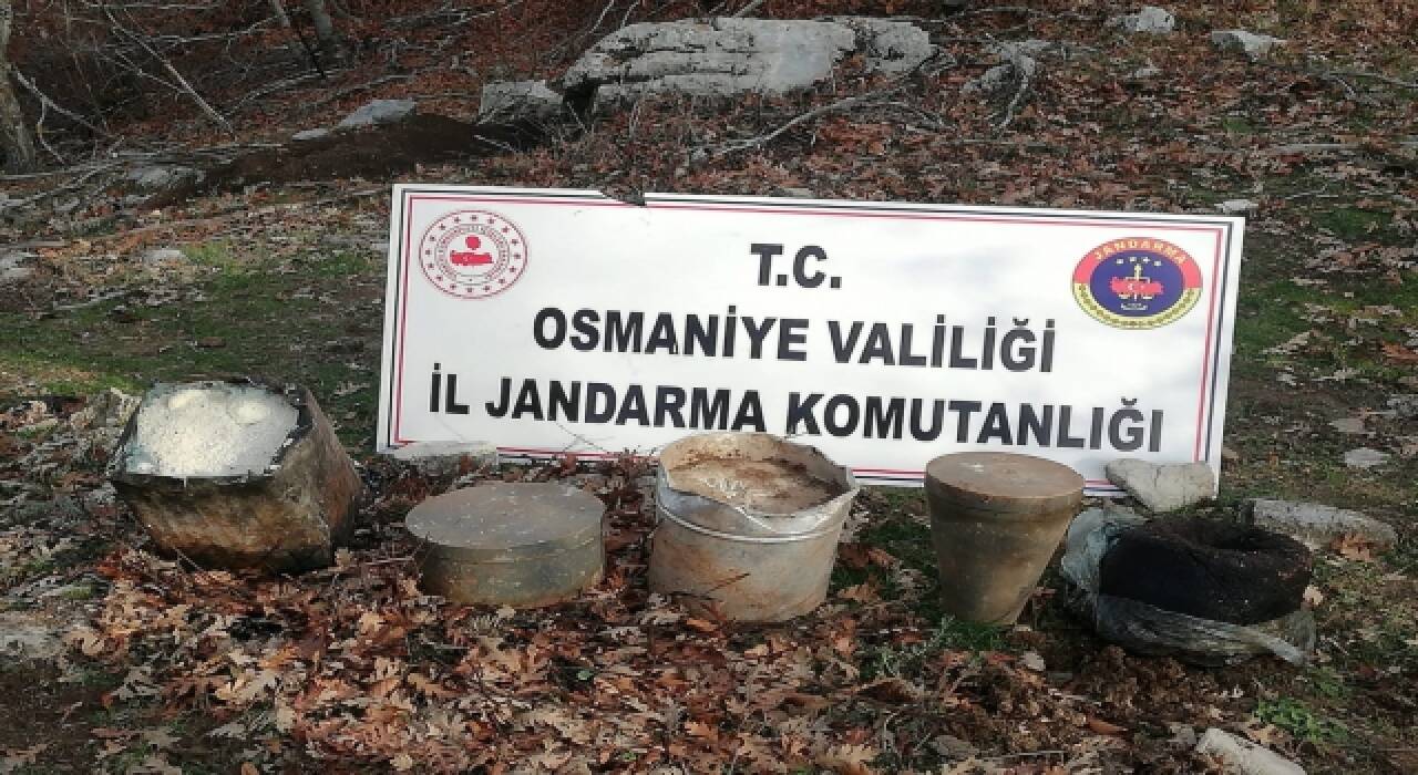 Amanos Dağları’nda teröristlerin kullandığı sığınakta 180 kilogram patlayıcı bulundu