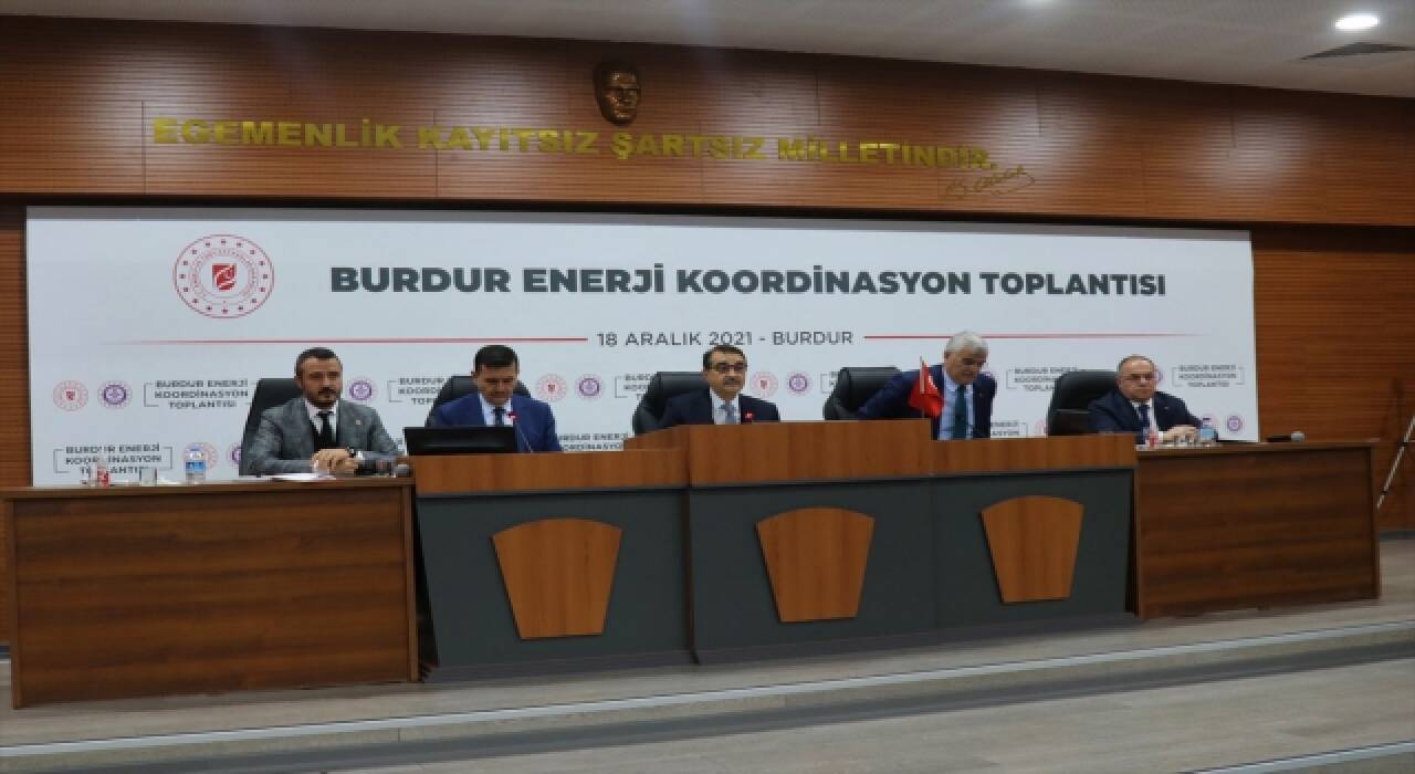 Enerji ve Tabii Kaynaklar Bakanı Burdur’da