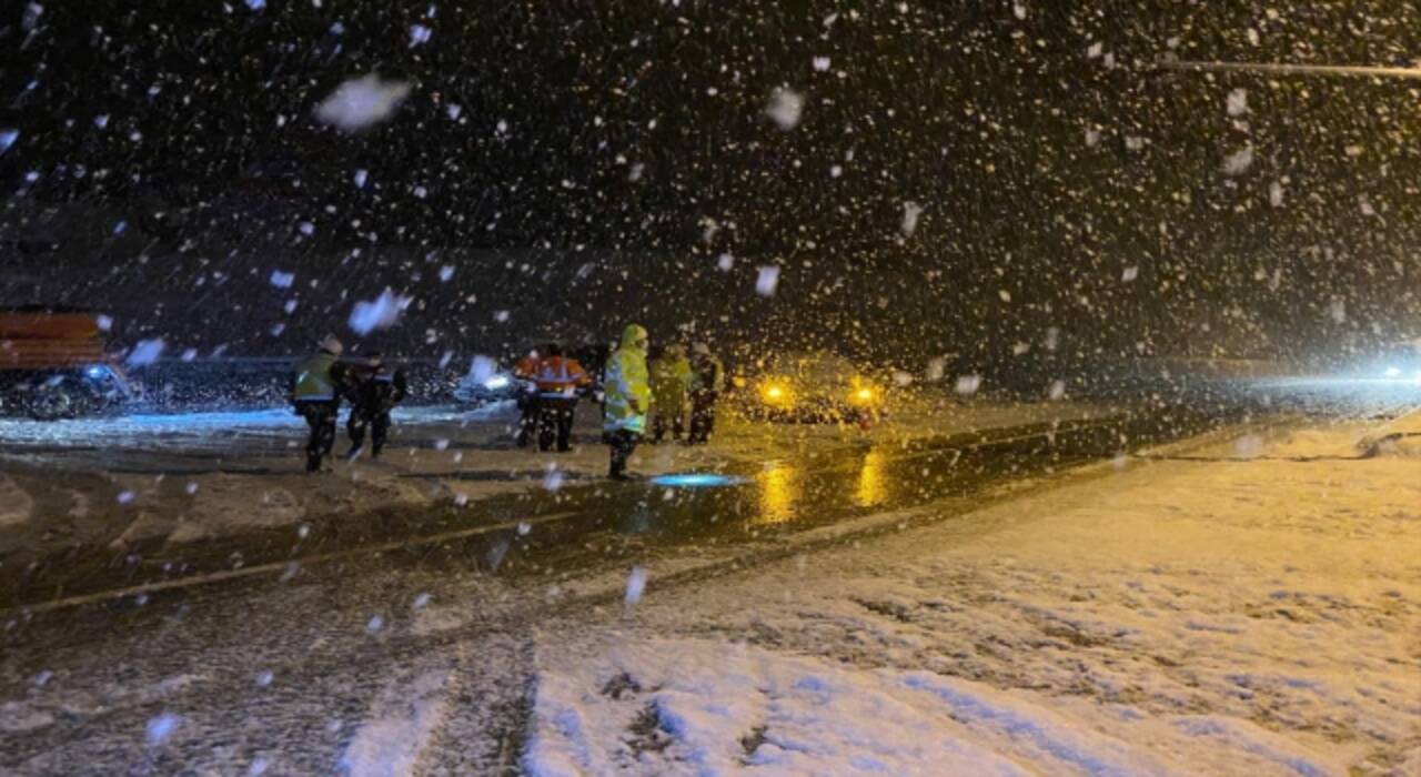 Düzce’de kar yağışı etkisini sürdürüyor