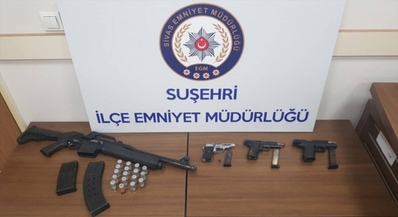 Sivas’ta silah kaçakçılığı operasyonunda 1 şüpheli gözaltına alındı