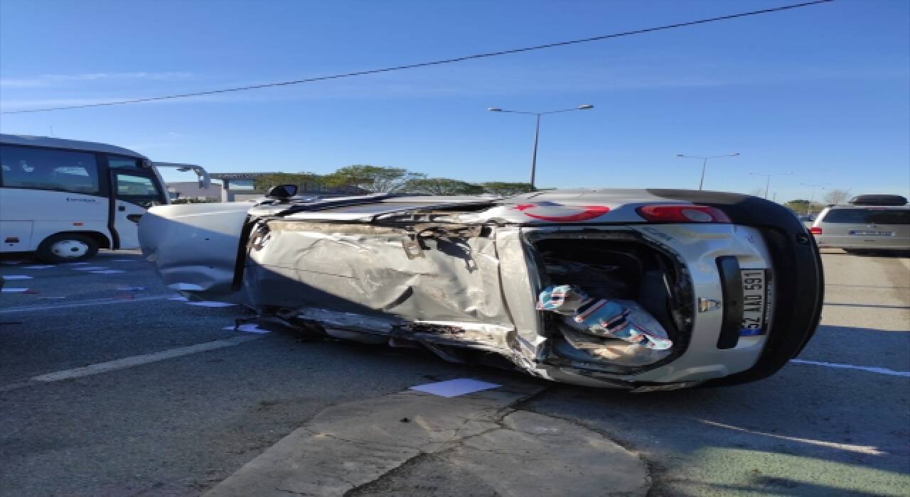 Samsun’da iki otomobilin çarpıştığı kazada bir kişi yaralandı