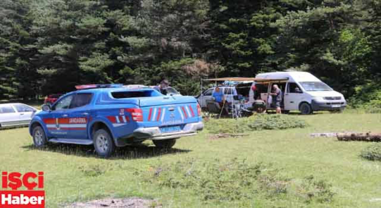 Bolu’da jandarma ekipleri, piknik alanları dışında ateş yakılmasına müsaade etmiyor