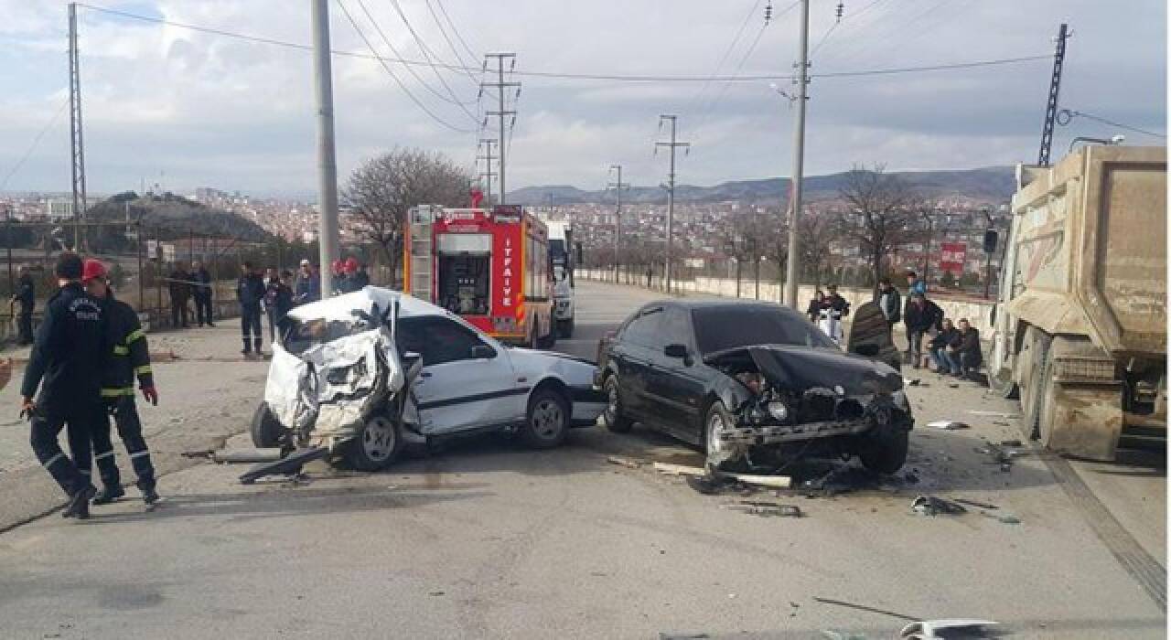 Kırıkkale’de zincirleme trafik kazası