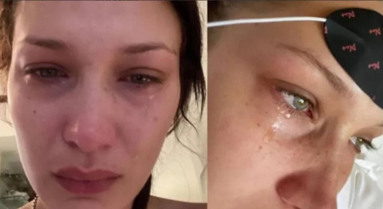 Bella Hadid’den beklenmedik kareler! Ağladığı anlarını sosyal medyada paylaştı