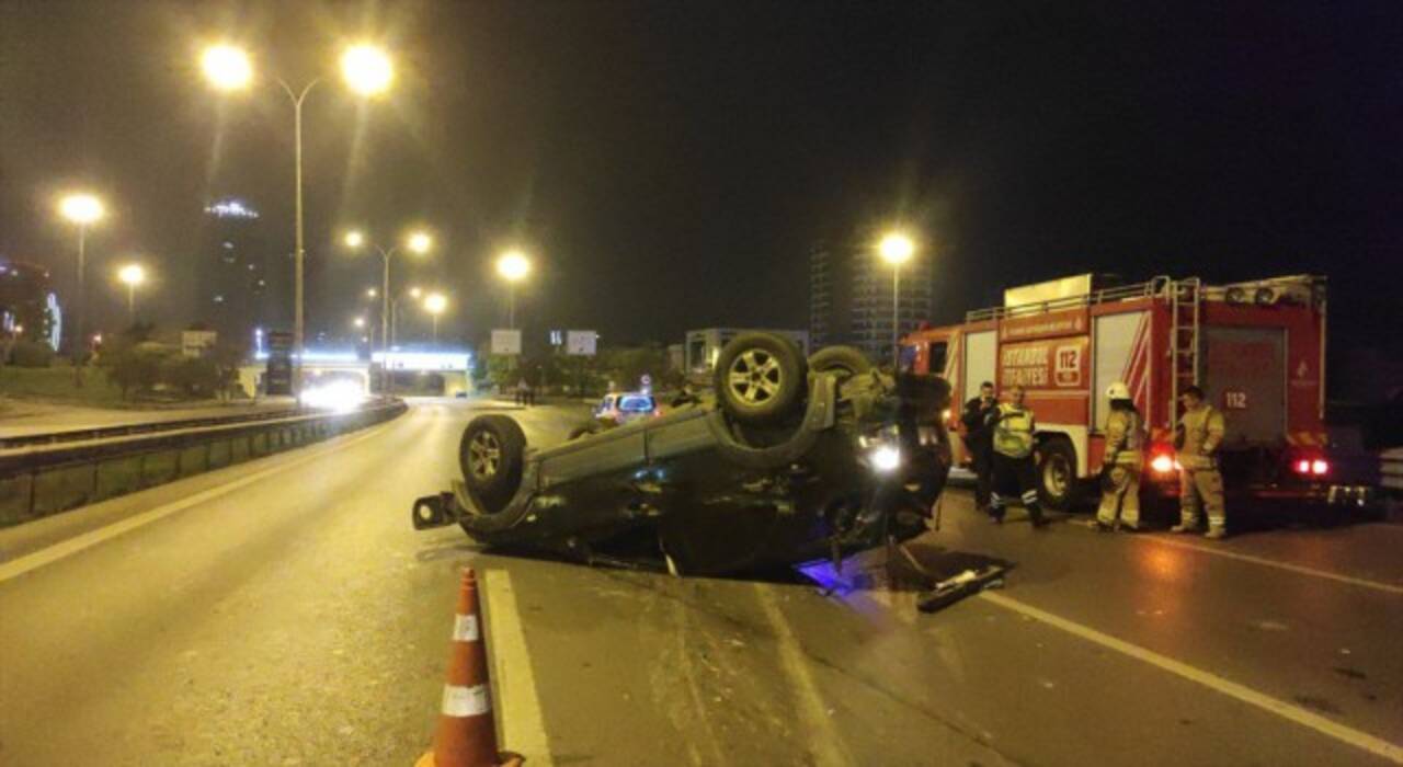 Son Dakika... İstanbul Maltepe'de trafik kazası