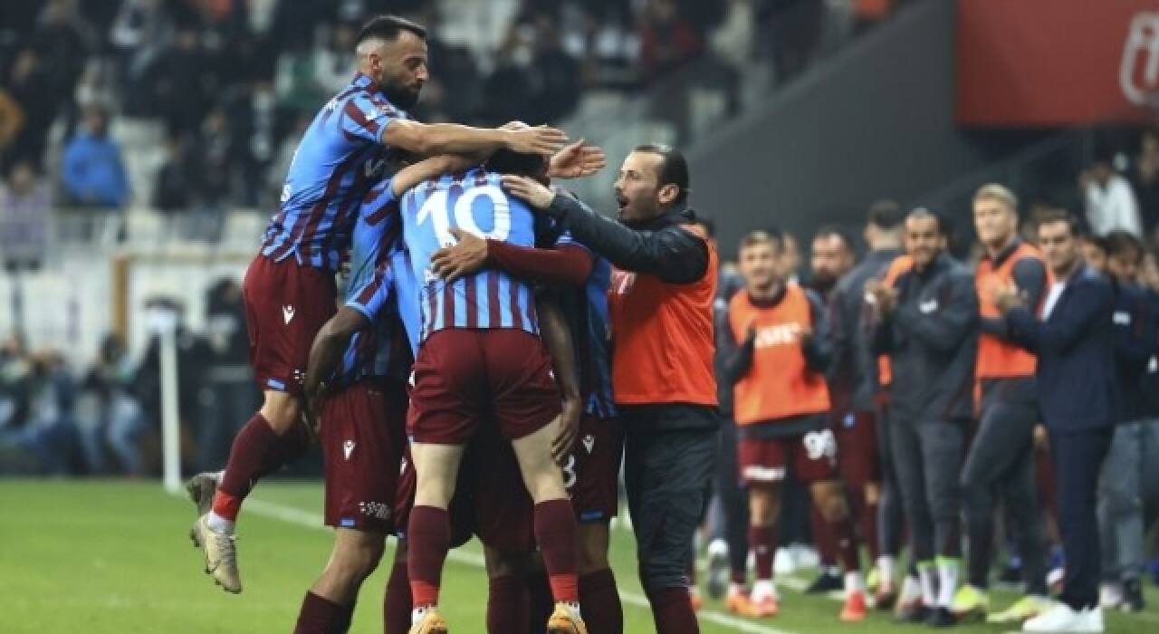 Trabzonspor fırtına gibi esti! Beşiktaş 1-2 Trabzonspor(Maçın özeti ve golleri)