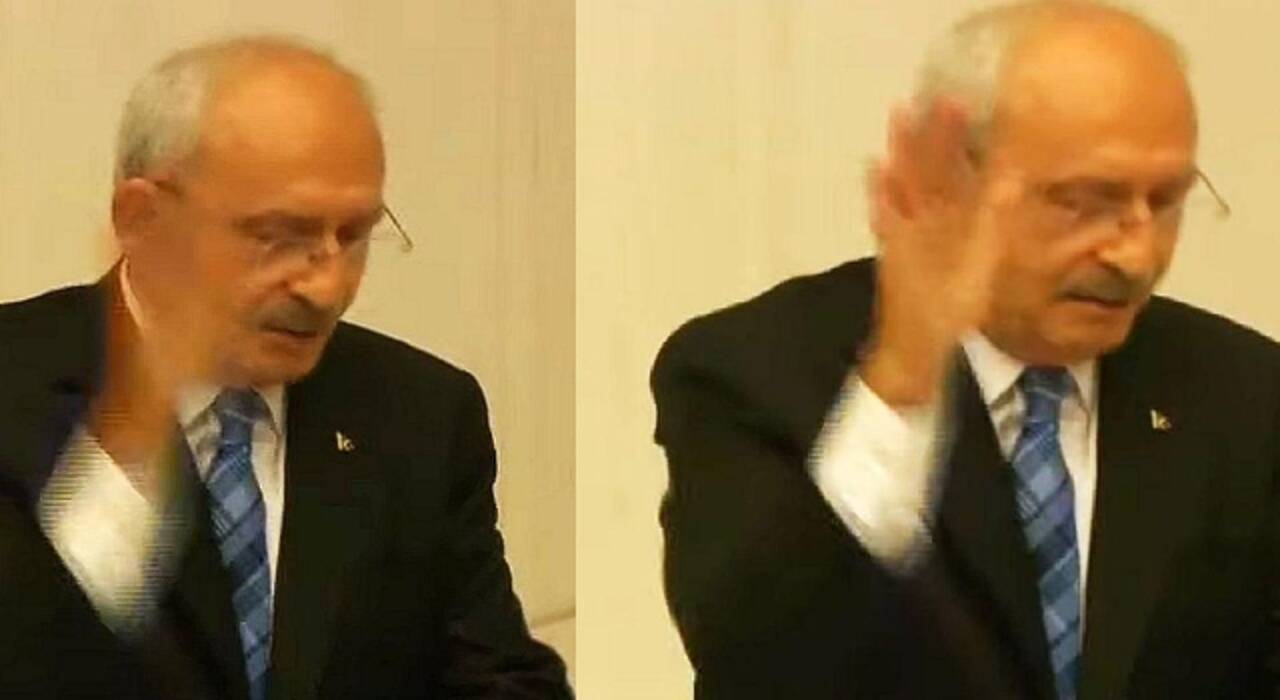 Kemal Kılıçdaroğlu'nun Meclis'te yaptığı el hareketi gündem oldu