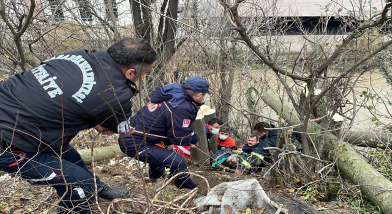 Uçuruma düşen kişiden sevindiren haber