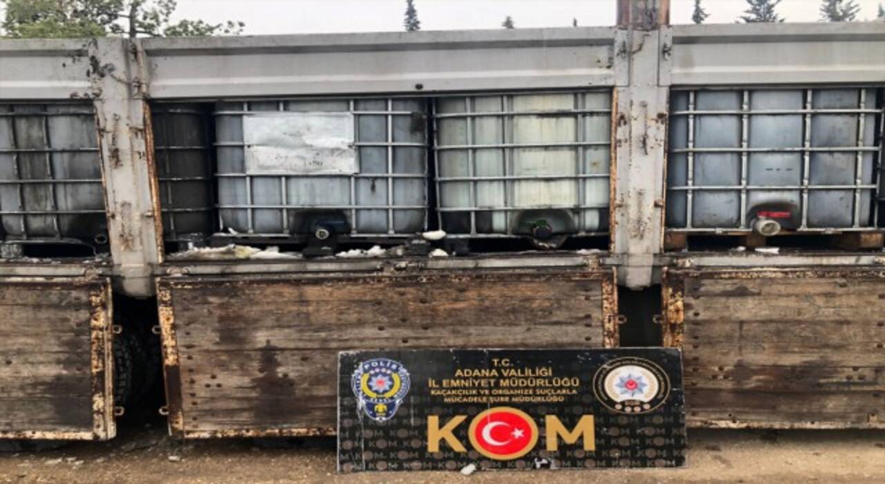 Adana’da 26 ton kaçak akaryakıt ele geçirildi