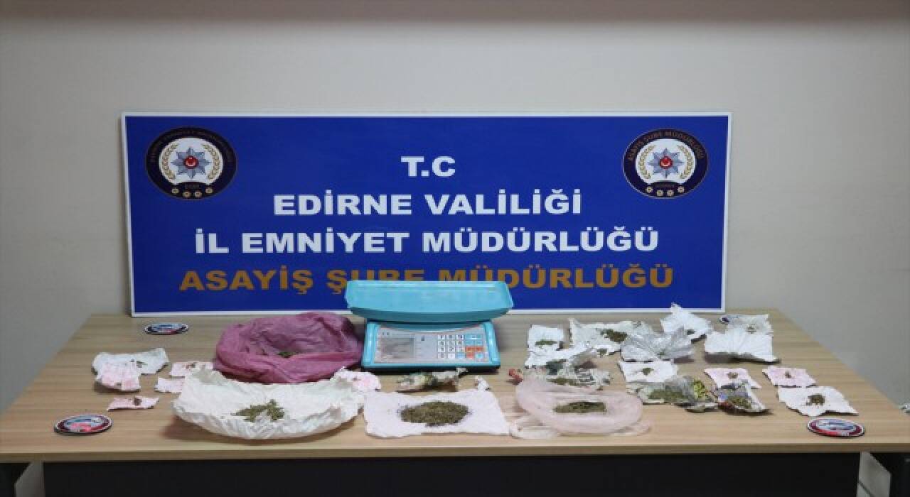 Edirne’de uyuşturucu operasyonu