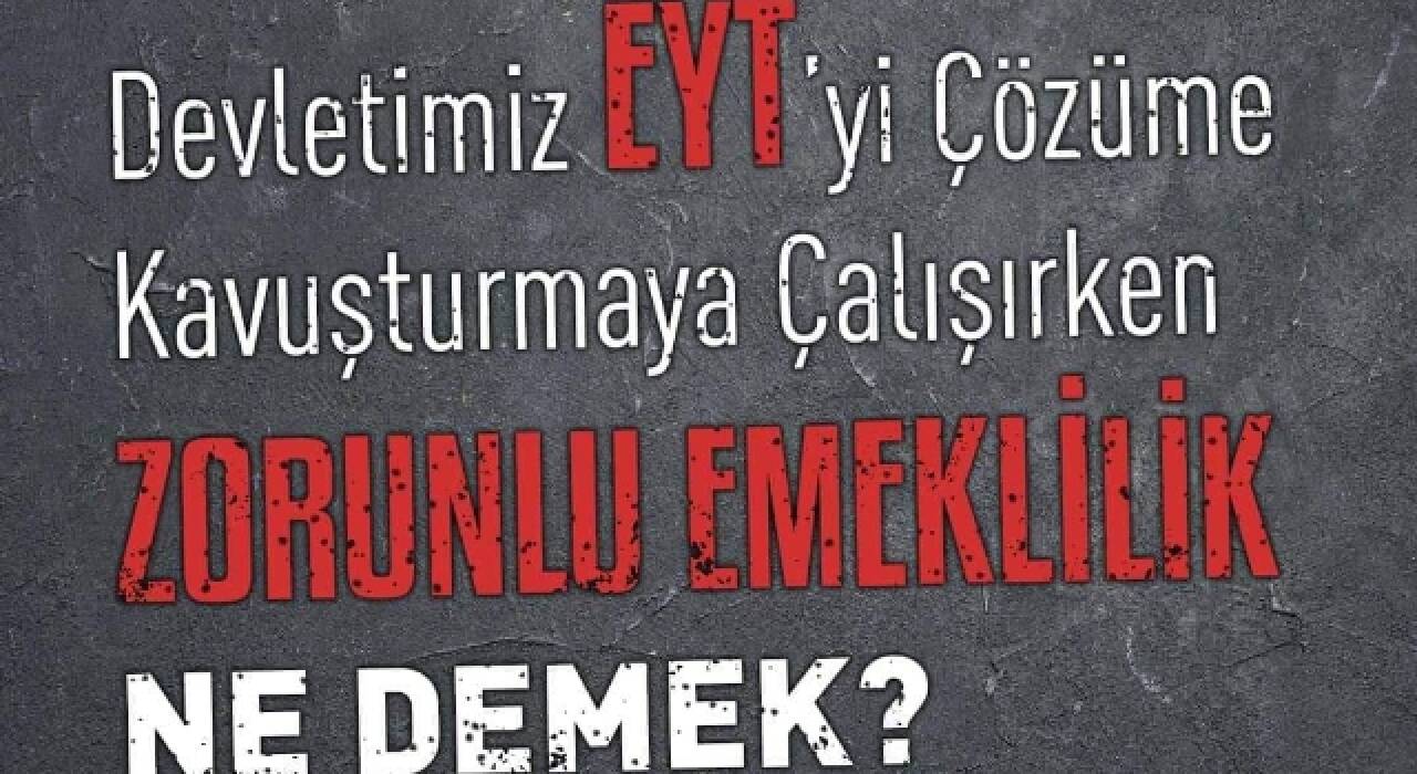 Öz- Sağlık İş Genel Başkanı Sert: Zorunlu emekliliğe hayır !