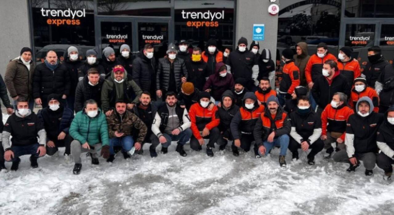 Trendyol Express çalışanlarının eylemleri ses getirdi!