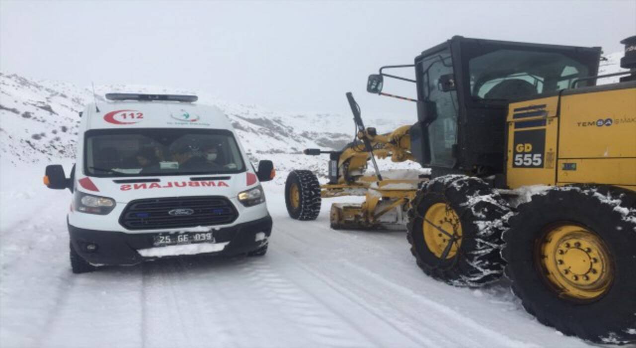 Erzurum’daki hasta için ekipler seferber oldu